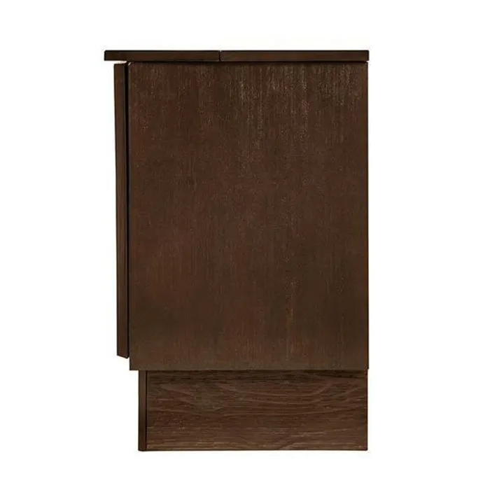 Original Creden-ZzZ Queen Pekoe Murphy Murphy Cabinet Bed by Arason Enterprises, Inc, shown in closed cabinet form with wood finish