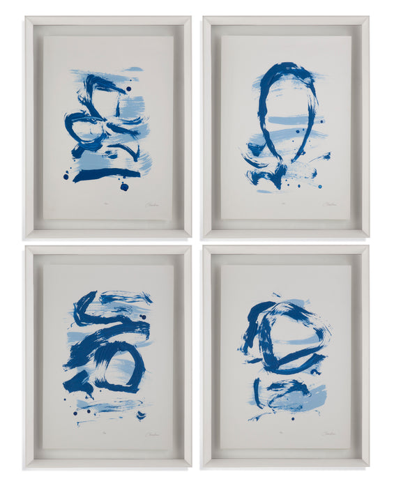 Blue Breeze VII - Framed Print - Blue