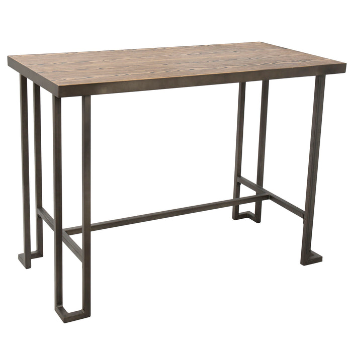 Roman - Counter Table - Antique And Brown