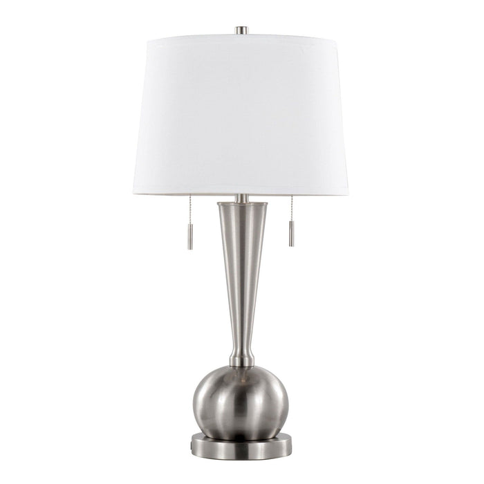 Jules - 30" Metal Table Lamp With USB (Set of 2) - White