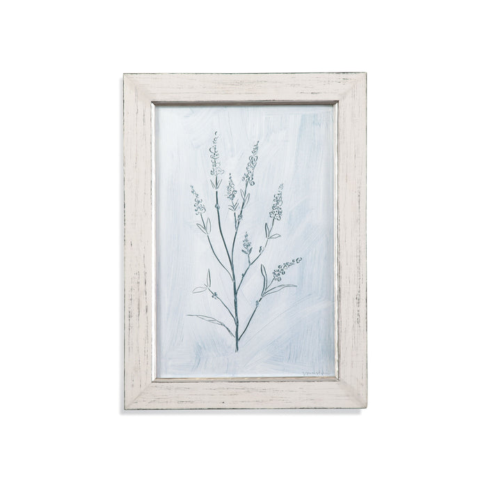 Milkweeds I - Framed Print - Light Blue
