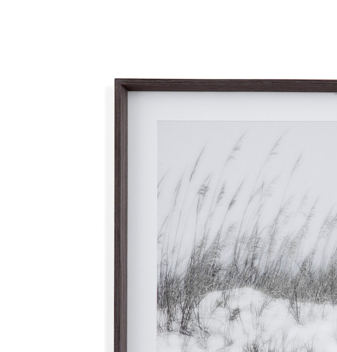 Lush Dunes V - Framed Print - Gray