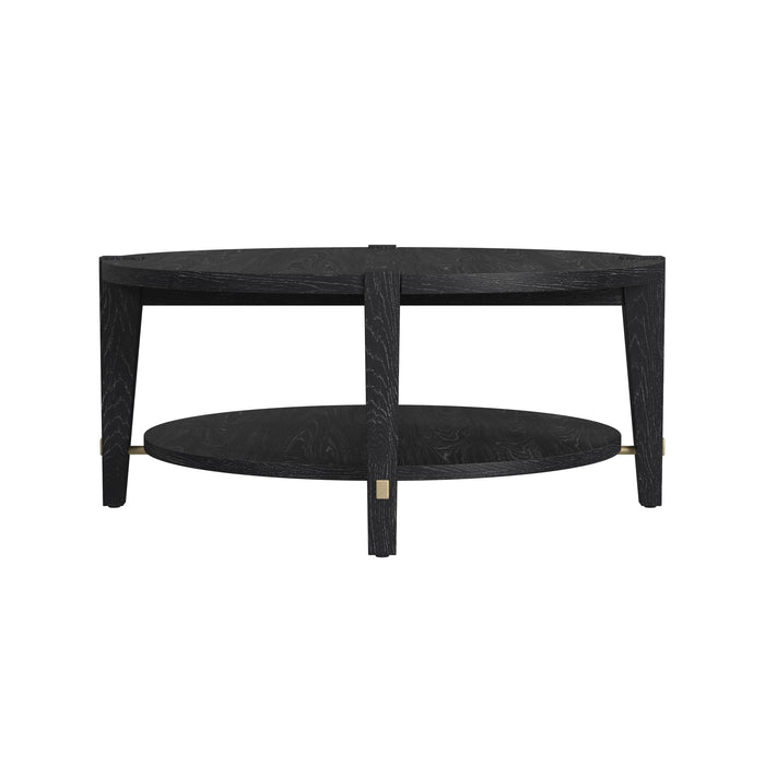Whitfield - Round Cocktail Table - Black