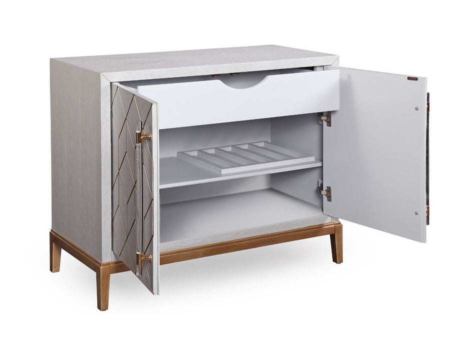 Perrine - Hospitality Cabinet - Silver