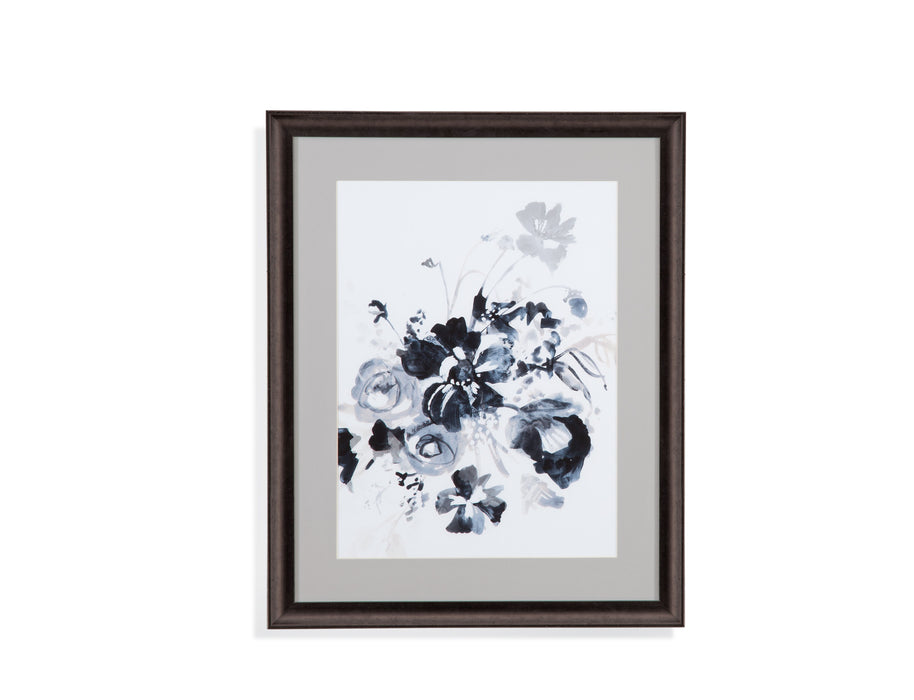 Floral Entanglement II - Framed Print - Black