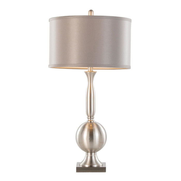 Joan - 30" Metal Table Lamp (Set of 2) - Pearl Silver