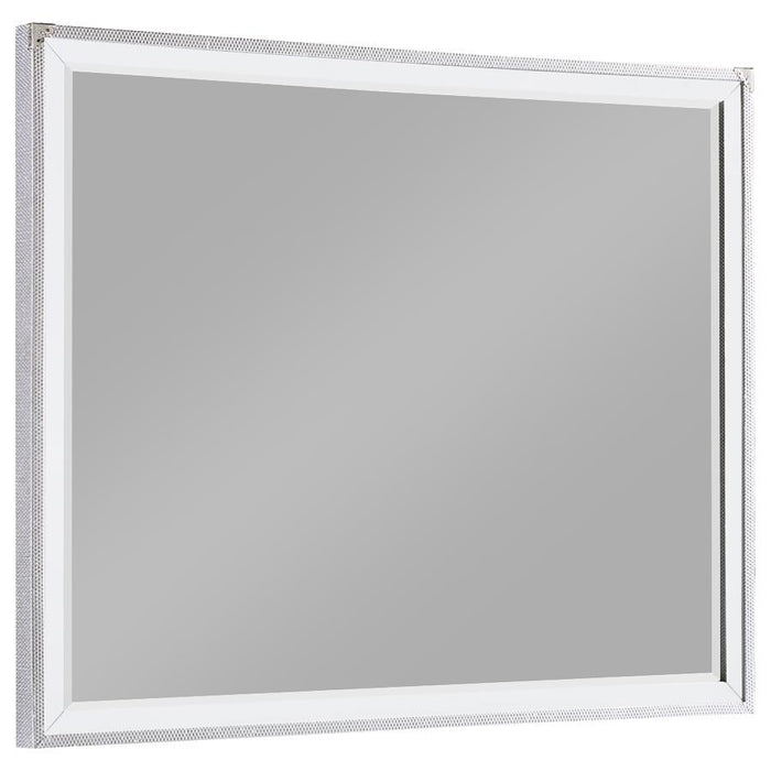 Larue - Rectangular Dresser Mirror - Silver