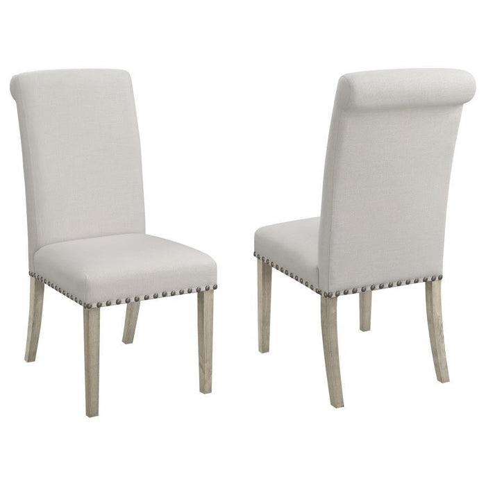 Salem - Upholstered Side Chairs (Set of 2) - Rustic Smoke And Gray