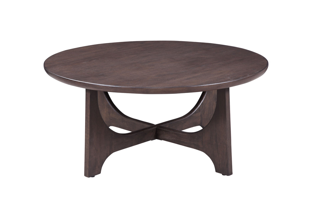 Dunnigan - Oak Cocktail Table - Brown