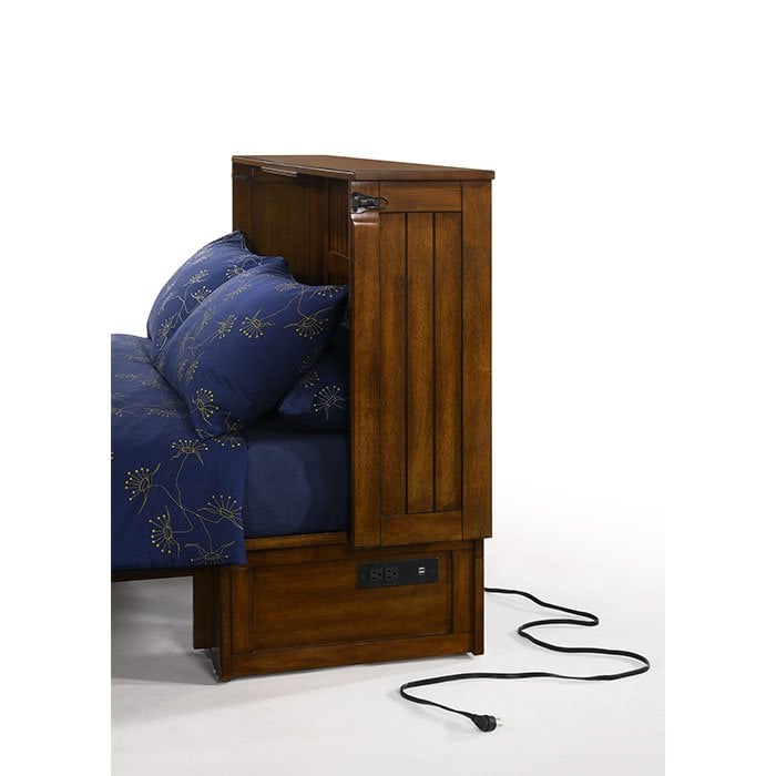 Night & Day Furniture Daisy Murphy Cabinet Bed - Black Walnut