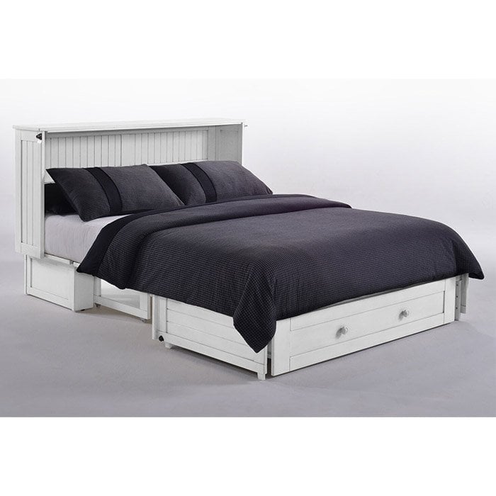 Night & Day Furniture Daisy Murphy Cabinet Bed - White