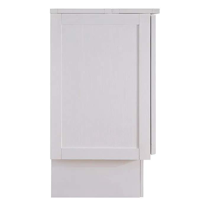 Madrid White Murphy Cabinet Bed, Queen