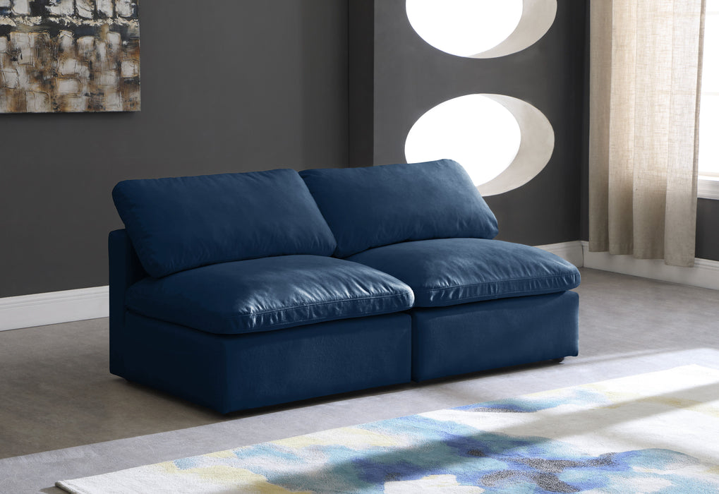 Plush - Modular Armless 2 Seat Sofa