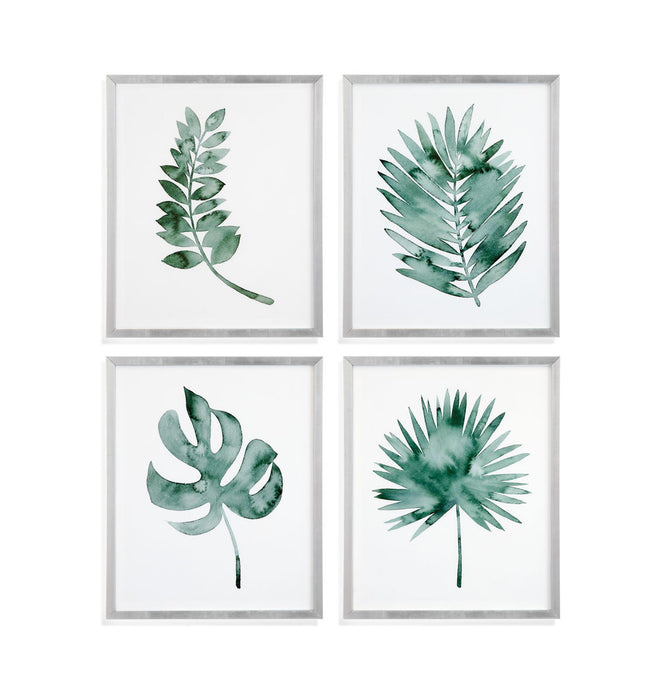 Indoor Plant Press V - Framed Print - White
