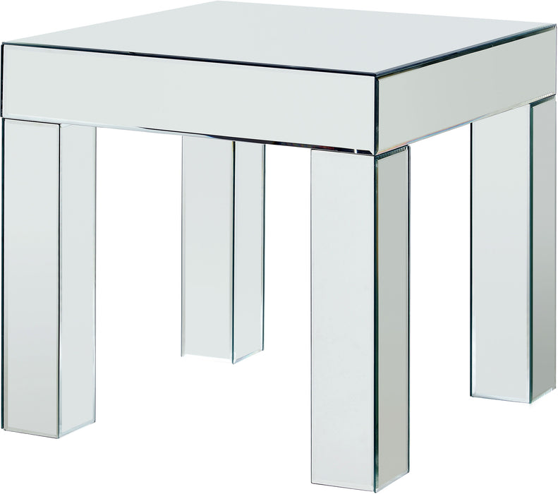 Lainy - End Table - Pearl Silver