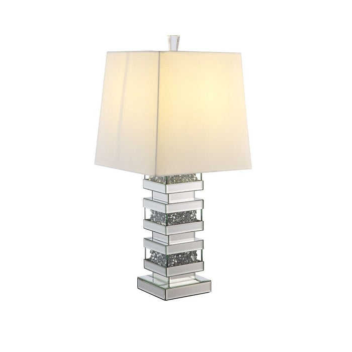 Noralie - Table Lamp - Pearl Silver - Glass