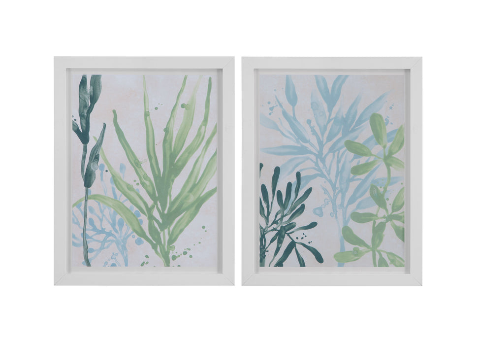 Swaying Seagrass III - Framed Art - Beige