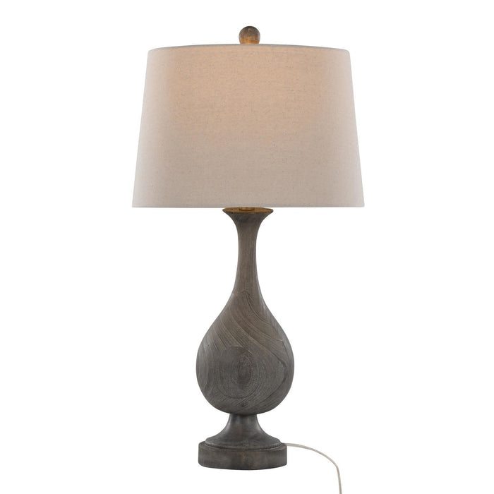 Cipolla Poly - 29" Polyresin Table Lamp (Set of 2) - Beige