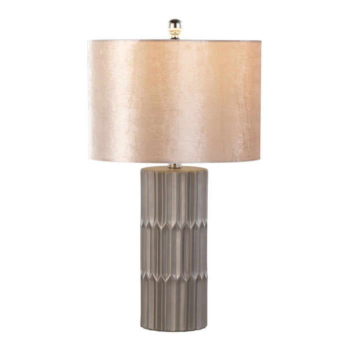 Tania - 22" Ceramic Table Lamp - Beige