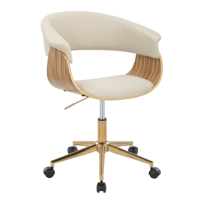 Vintage Mod - Office Chair - Light Brown