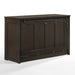 Night & Day Furniture Orion Full Murphy Cabinet Bed - Dark Chocolate