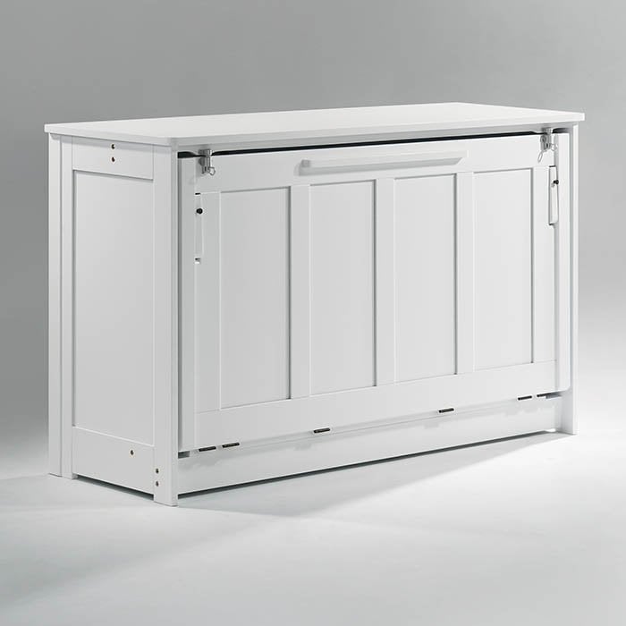 Night & Day Furniture ORION, FULL Murphy Cabinet Bed - White