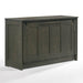 Night & Day Furniture ORION full Murphy cabinet bed in stonewash, showing its compact design and stylish finish.