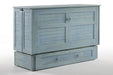 Night & Day Furniture Poppy Murphy Cabinet Bed Skye in closed position, queen size, showcasing sleek design and compact storage features.