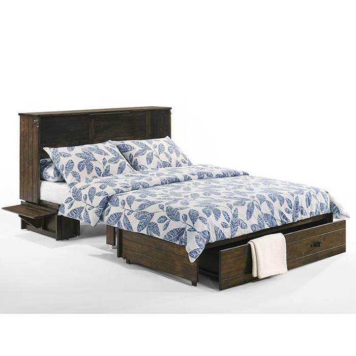 Night & Day Furniture Ranchero Murphy Cabinet Bed - Wildwood Brown
