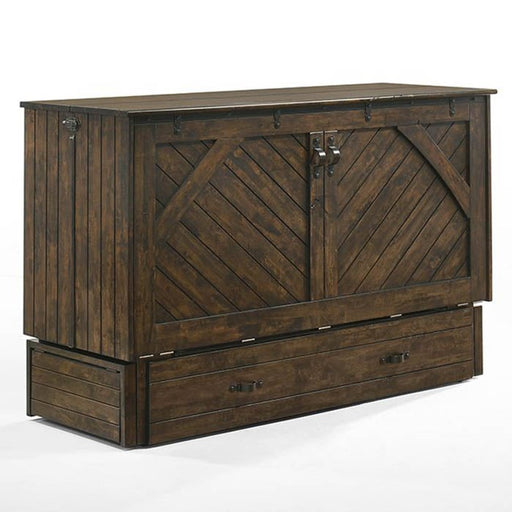 Night & Day Furniture Ranchero Murphy Cabinet Bed - Wildwood Brown